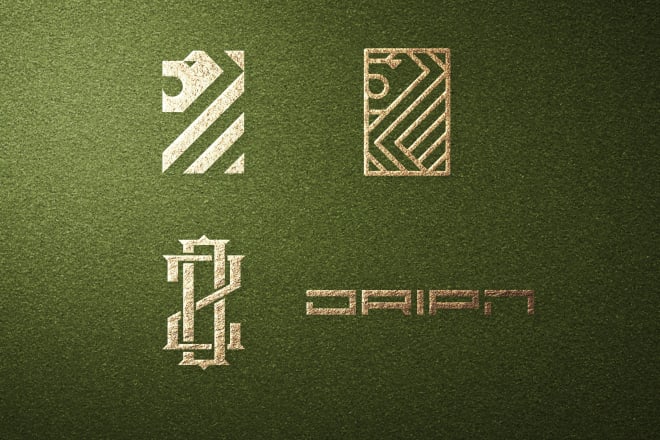 I will design modern typographic logo