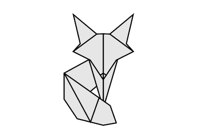 I will design polygonal or geometric animal logo