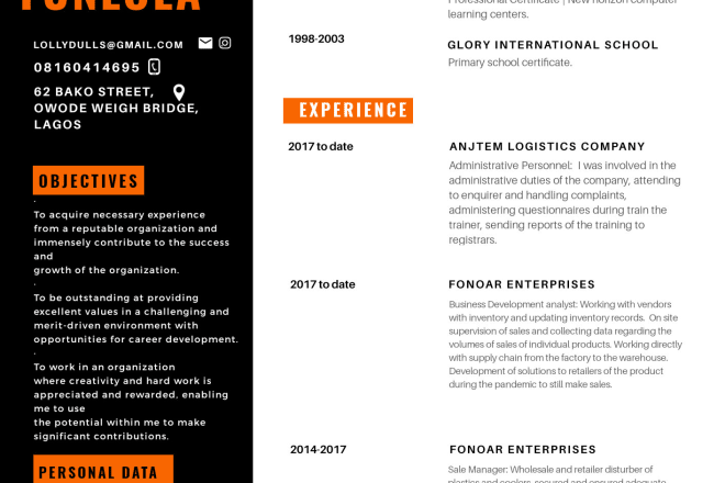 I will design professional resume writing curriculum linkedin
