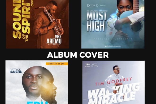 I will design single cover, album cover cd or dvd