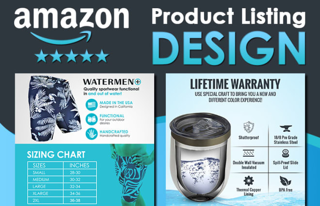 I will design stunning listing images or ebc photos or image infographic