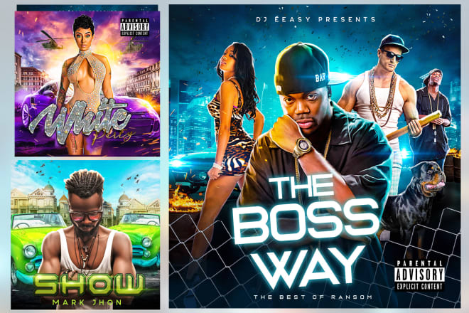 I will design stunning mixtape cover, cd or album cover