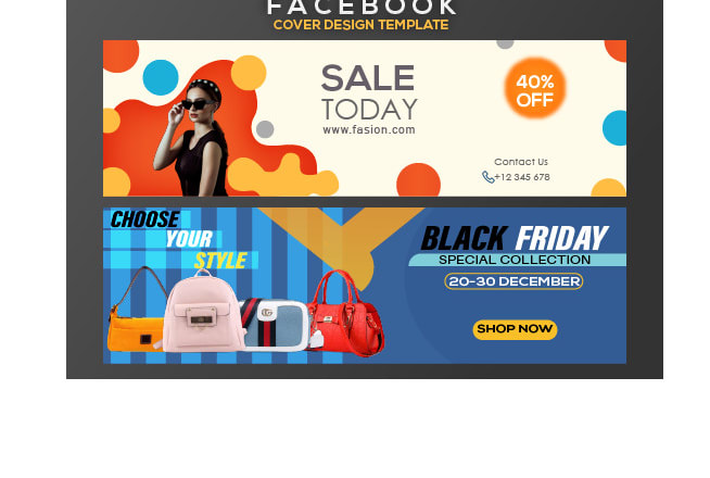 I will design stylish facebook cover photo fb cover banner fb post design