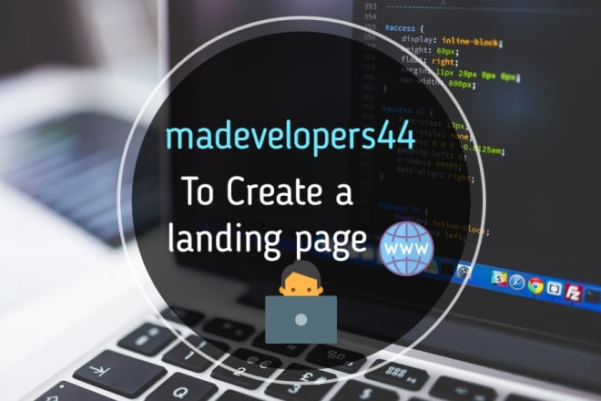 I will develop the landing page in wordpress as you require