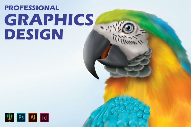 I will do any graphic and logo design using adobe indesign, photoshop, illustrator