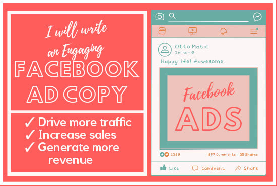 I will do copywriting of your facebook ad copy