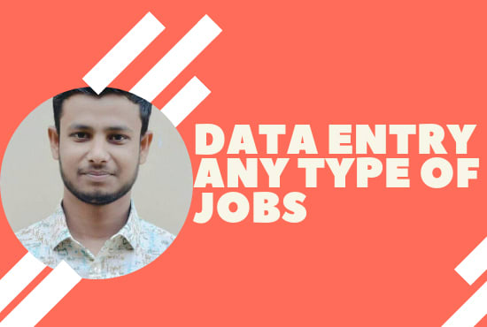 I will do data entry jobs