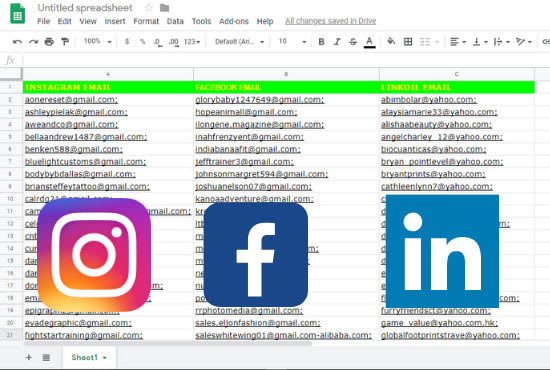 I will do email extractor data scraper lead generation in 24 hours one day