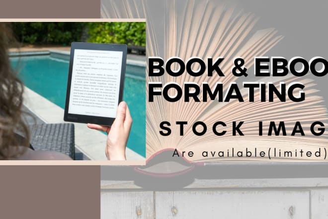 I will do formatting designing of book, report, cover page, pdf, print book, ebook