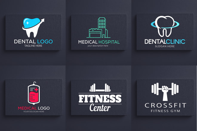 I will do modern and best medical healthcare dental clinic lab gym fitness logo design