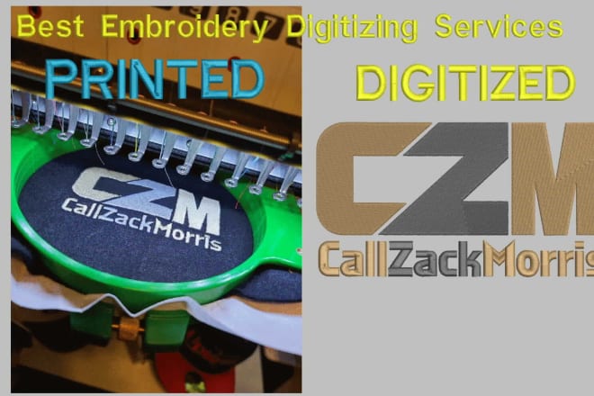 I will do perfect embroidery digitizing dst in 1 hour