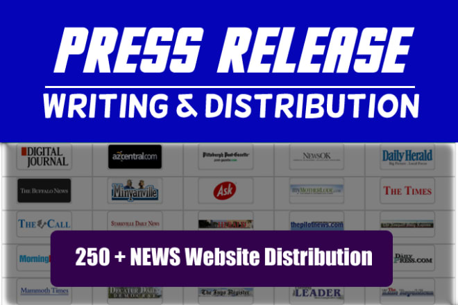 I will do press release distribution