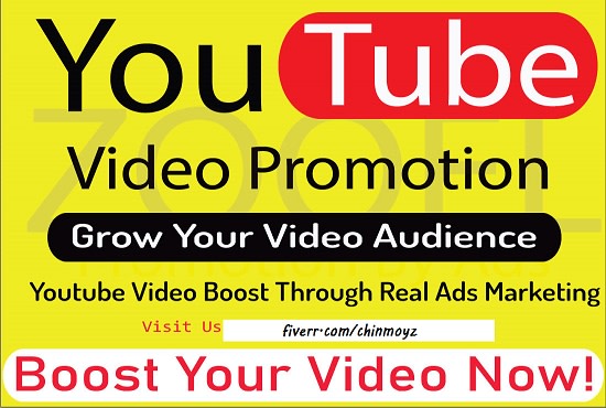 I will do super fast organic youtube promotion to get more video view and subscribers