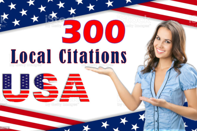 I will do top 300 USA local citations and directory submission