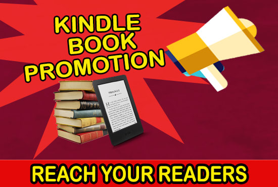 I will do viral book promotion, ebook and amazon kindle promotion
