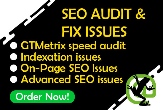 I will do website SEO audit with screaming frog and fix issues