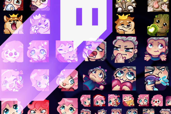 I will draw custom emotes for twitch or discord