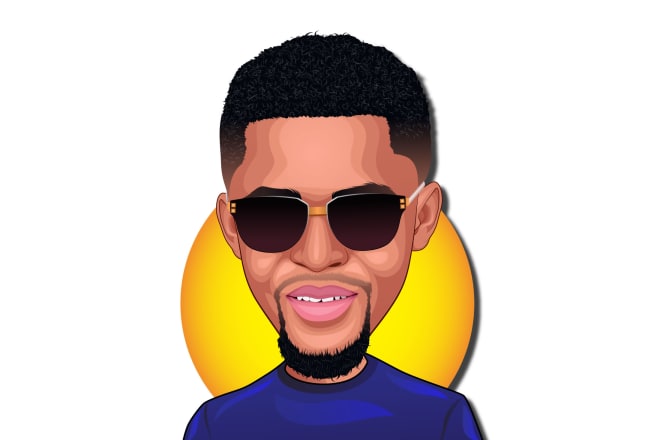 I will draw your portrait into cute caricature with perfectly
