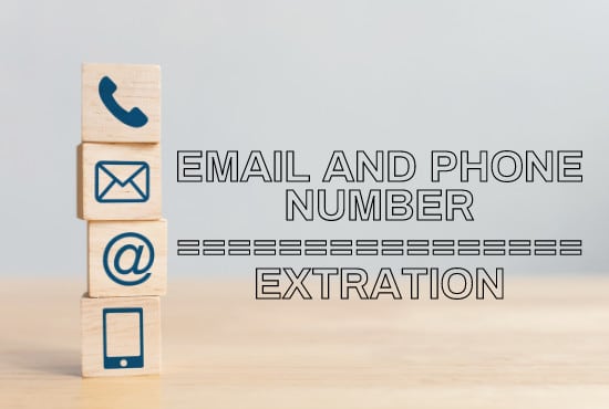 I will email extractor, data scraper, social media, web scraping