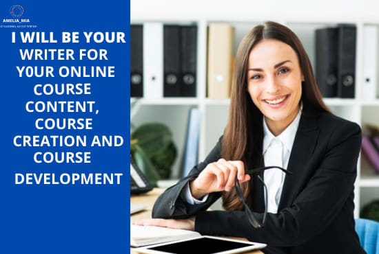 I will ghostwrite online course content, course creation and design on any topic