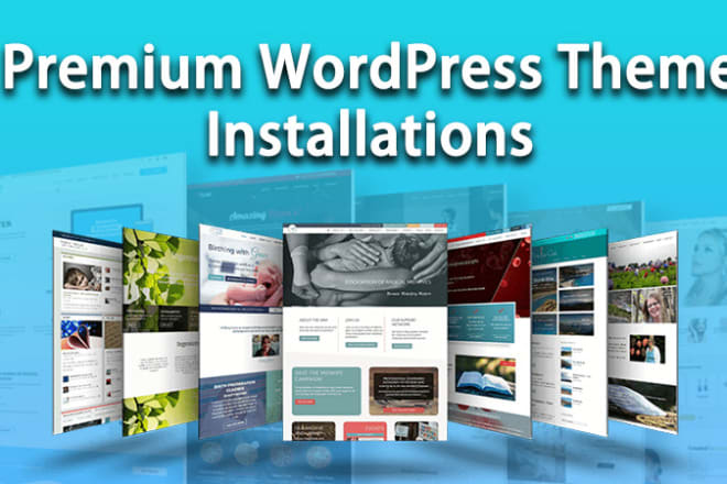 I will install wordpress theme as original demo content