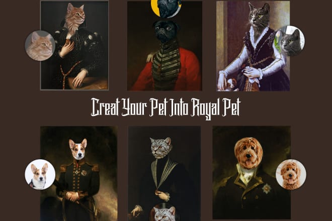 I will make a photo of a historic royal pet