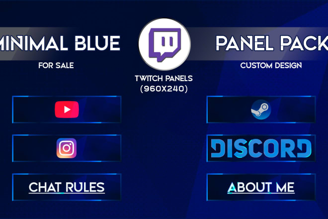I will make your twitch panels stand out