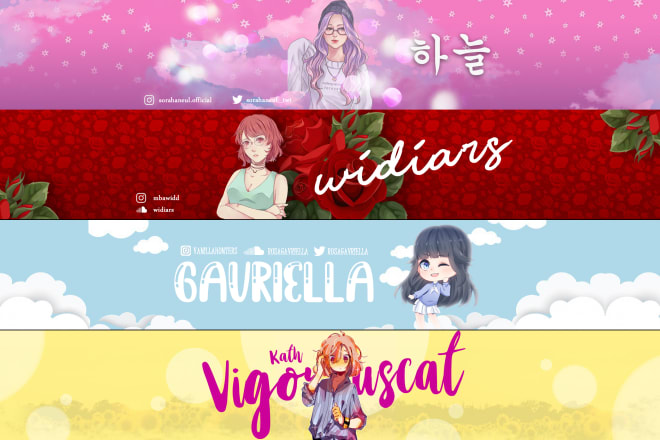 I will making awesome youtube channel banner
