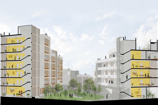 I will photoshop for architectural renders