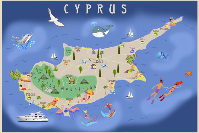 I will prepare an illustrated map for you