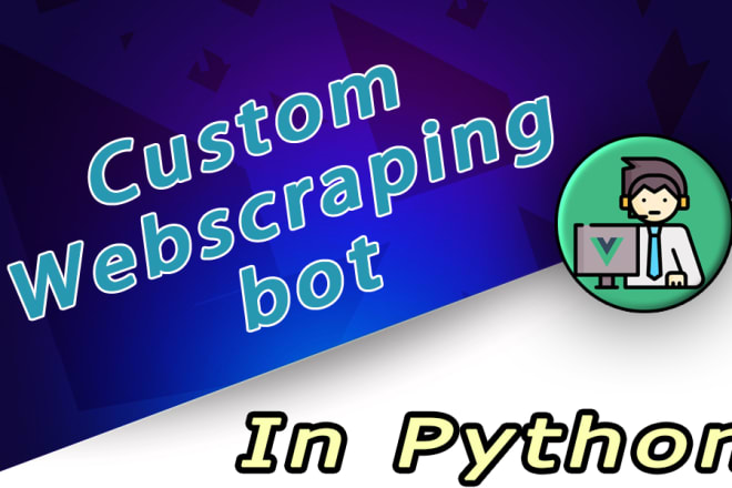 I will provide automation web scraping bot in python