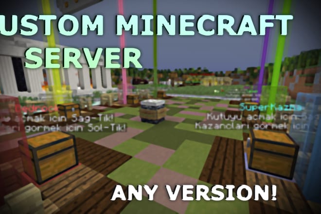 I will setup a minecraft server for you