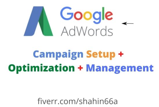 I will setup google ads adword PPC campaign and ads management
