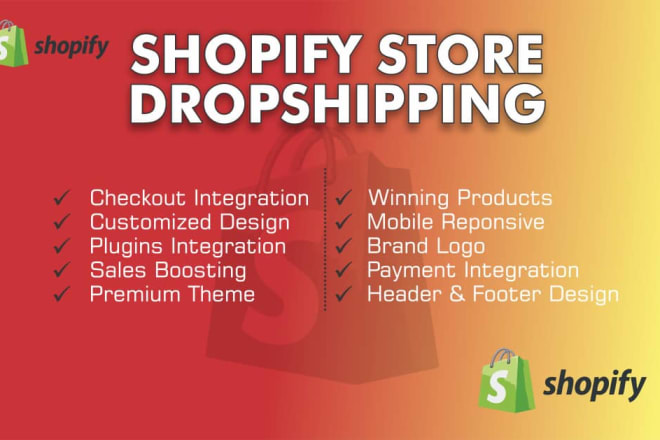 I will setup your shopify dropshipping store with winning products