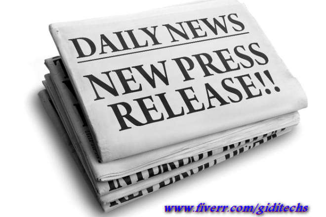I will submit your press release to 10 high PR websites