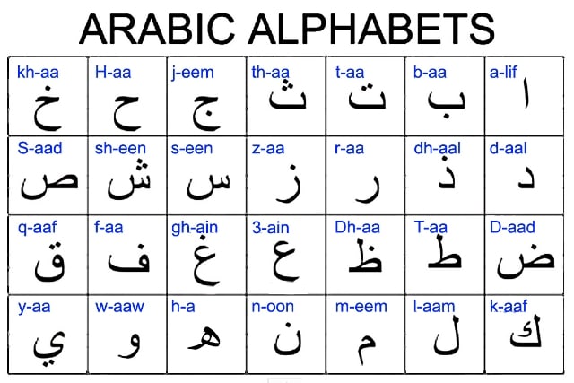 I will teach you arabic language