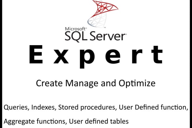 I will write and optimize microsoft sql server queries