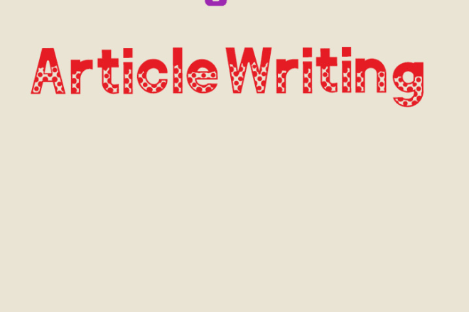 I will write articles for your blogs or websites