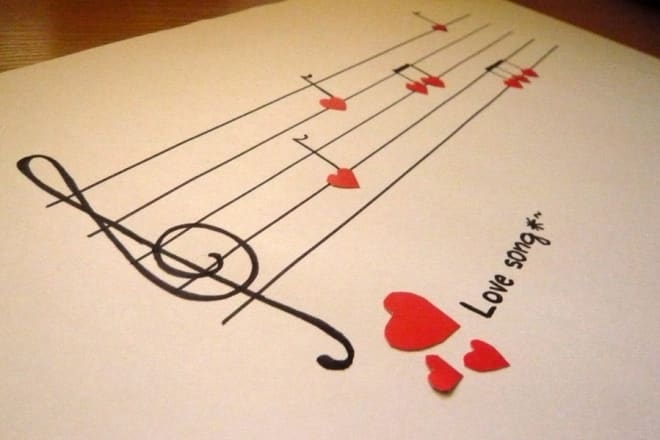 I will write beautiful love song lyrics for you or her