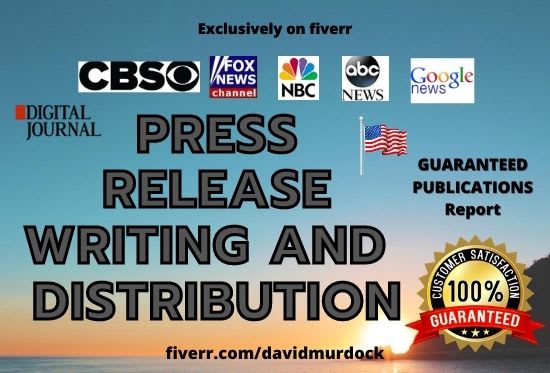 I will write press release and do press release distribution