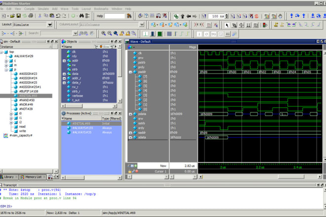 I will write vhdl, verilog codes in 24 hours