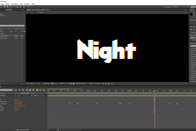 I will create a simle cool intro