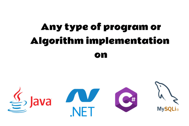 I will do java,c,csharp,cpp programming task projects software