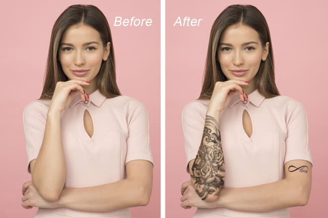 I will add or remove tattoos from your photos