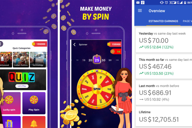 I will be make earn money android application
