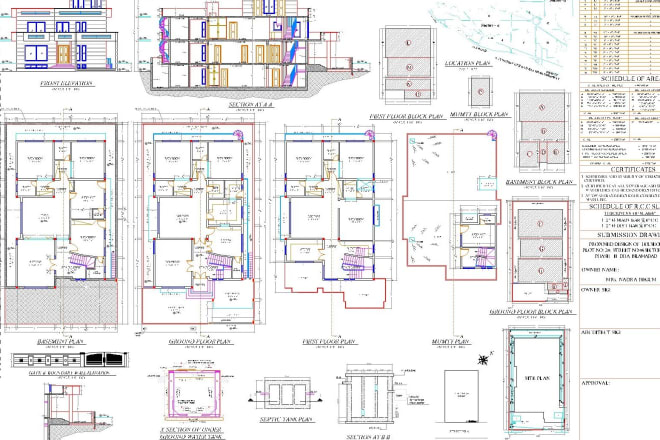 I will be your architect and structural designer using autocad