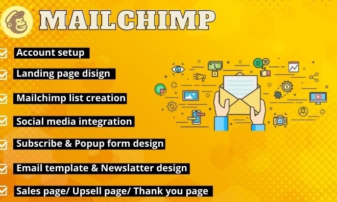 I will be your email marketer and design mailchimp email template
