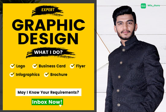 I will be your graphics expert, logo, flyer, brochure, infographics
