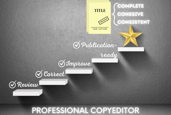 I will be your professional and trusted proofreader and copyeditor