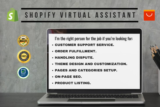 I will be your shopify aliexpress virtual assistant